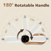 Portable Handheld Steam Iron for Household – 3-Speed Electric Iron with Steam Function