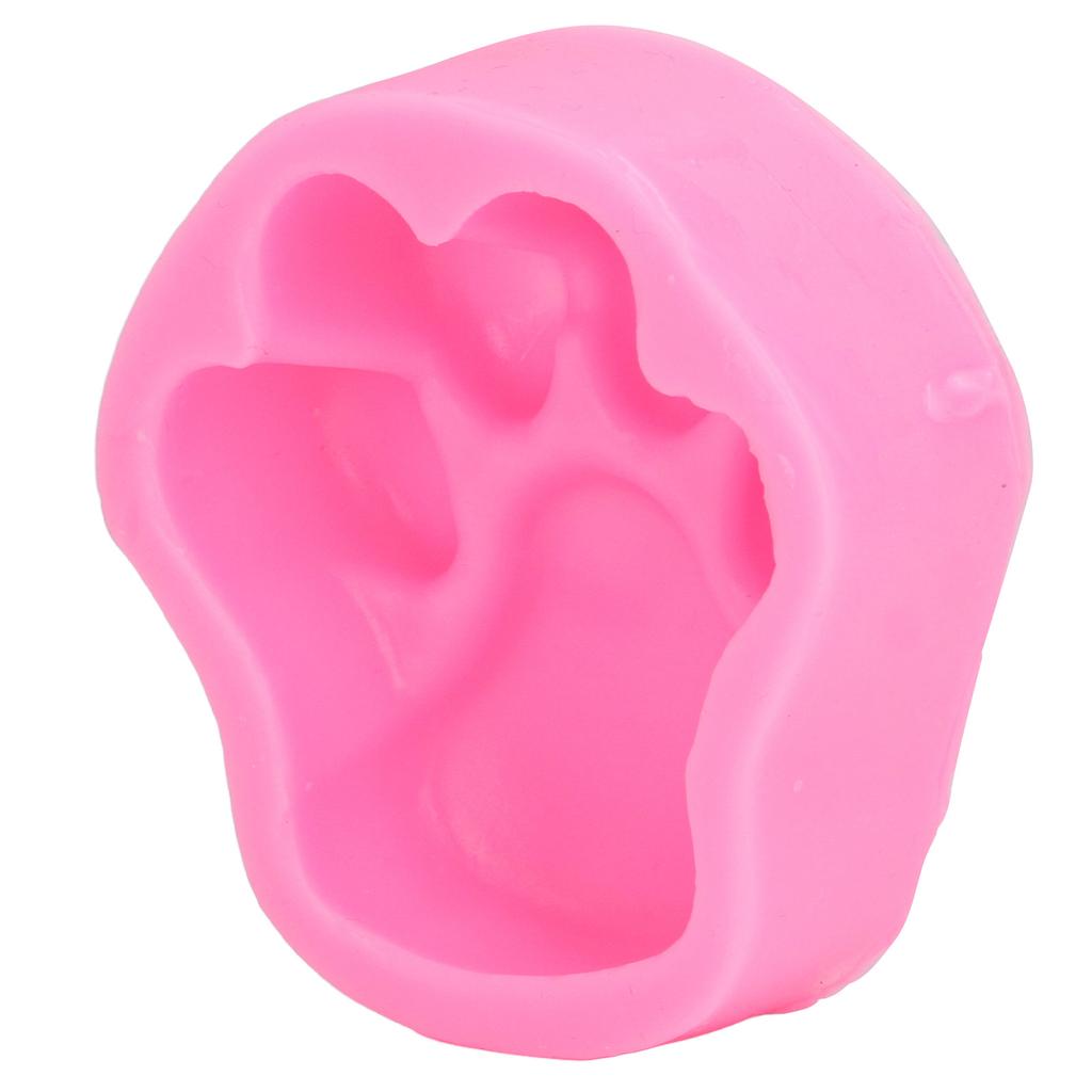 Silicone Mold Flexible Soft Reusable Cat Dog Paw Shape Decoration Mold Baking Tool for DIY Cake