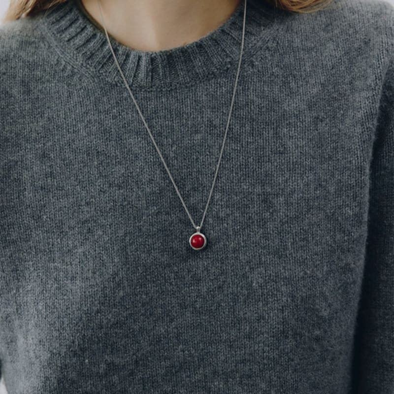 VINTAGE HOLLYWOOD Dusky Orb Necklace_VH2579NE004M