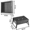 Barbecue - Mini Foldable Portable Barbecue - Lightweight - Large Cooking Surface - Charcoal