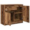 Sideboard with Drawer Rustic Wood Look 71 x 35 x 65 cm Engineered Wood