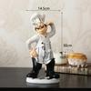 American Chef Doll Soft Figurine - Dessert & Pastry Shop Display Model