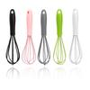Kitchen Silicone Whisk Non-Slip Egg Beater Milk Frother Kitchen Utensil 17x4cm Kitchen Silicone Egg Beater Tool Easy To Clean