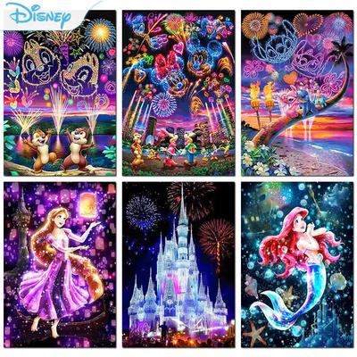 5D Diamantmalerei Disney Voll Diamant Stickerei Cartoon DIY Strasssteine Bilder Kreuzstich-Kits Basteln Heimdekoration