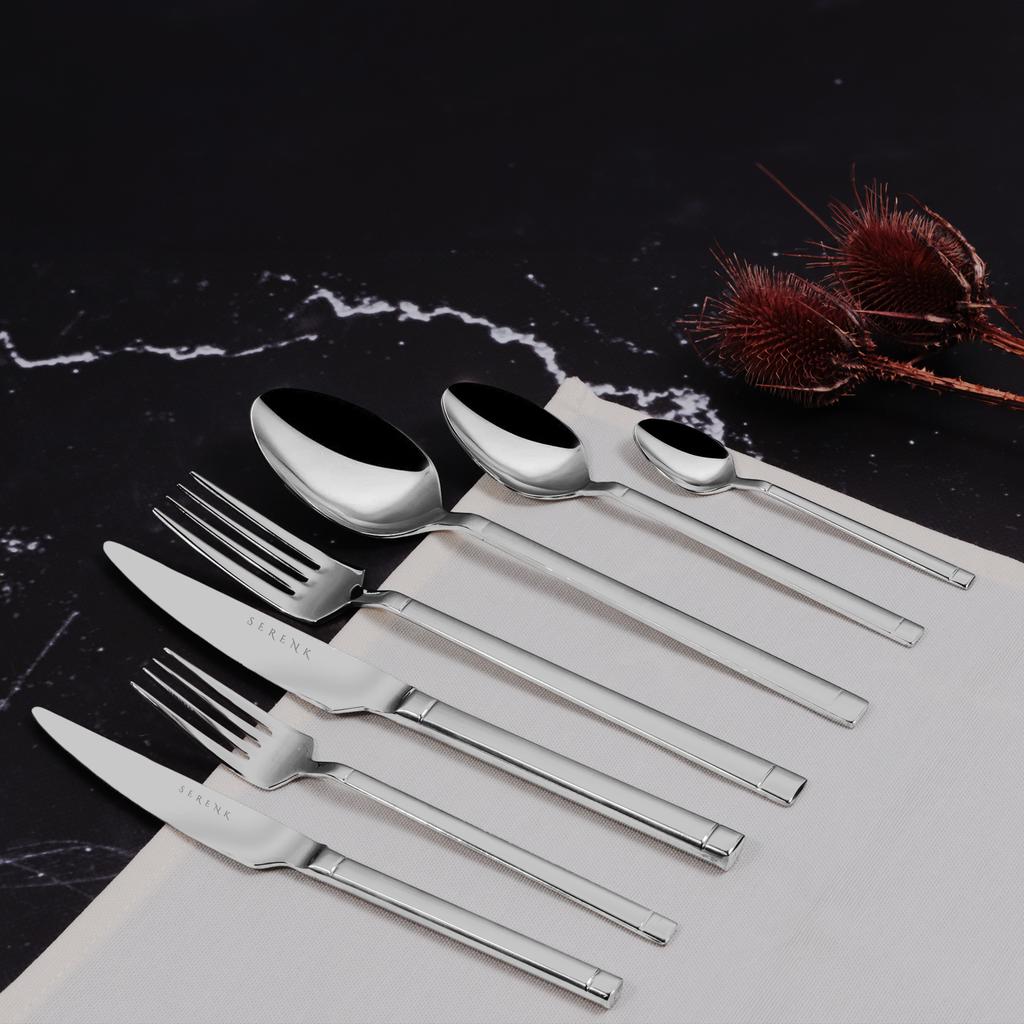 Serenk Barcelona Stainless Steel Cutlery Set 42 Pieces