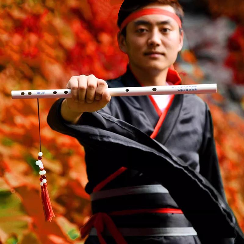 Anime Mo Dao Zu Shi Cosplay Accessories Wei Wuxian Flute Chinese Dizi Transversal Flauta Traditional Musical Instruments