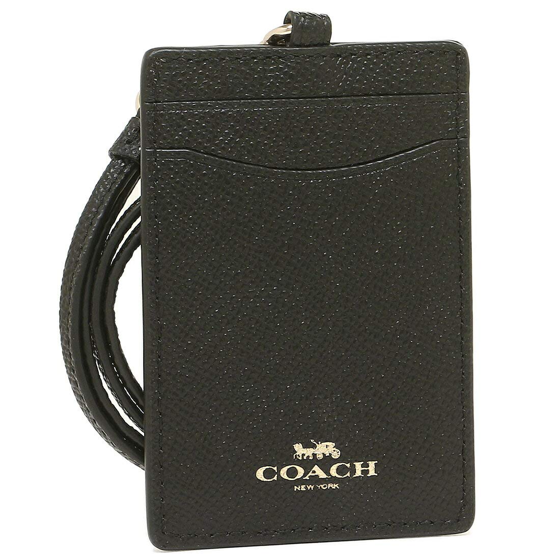 Визитница Coach Signature из ПВХ, F63274, Женская, Товар из аутлета, Название бренда: (14) IMBLK, Черный.