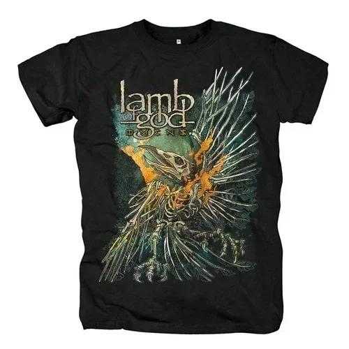 Lamb of God Heavy Mental Band T-shirts Men Women Cotton Tshirt Summer Short Sleeve Graphic Tee-shirt Harajuku Streetwear T Shirt