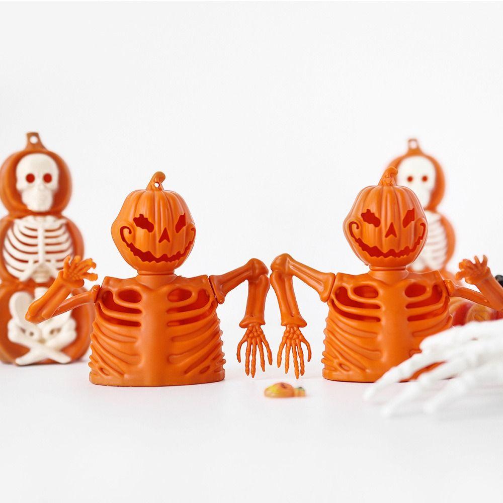 Skull Ghoast Pumpkin Electronic Candle Multicolor Spider Light Halloween Decoration Light  Gift