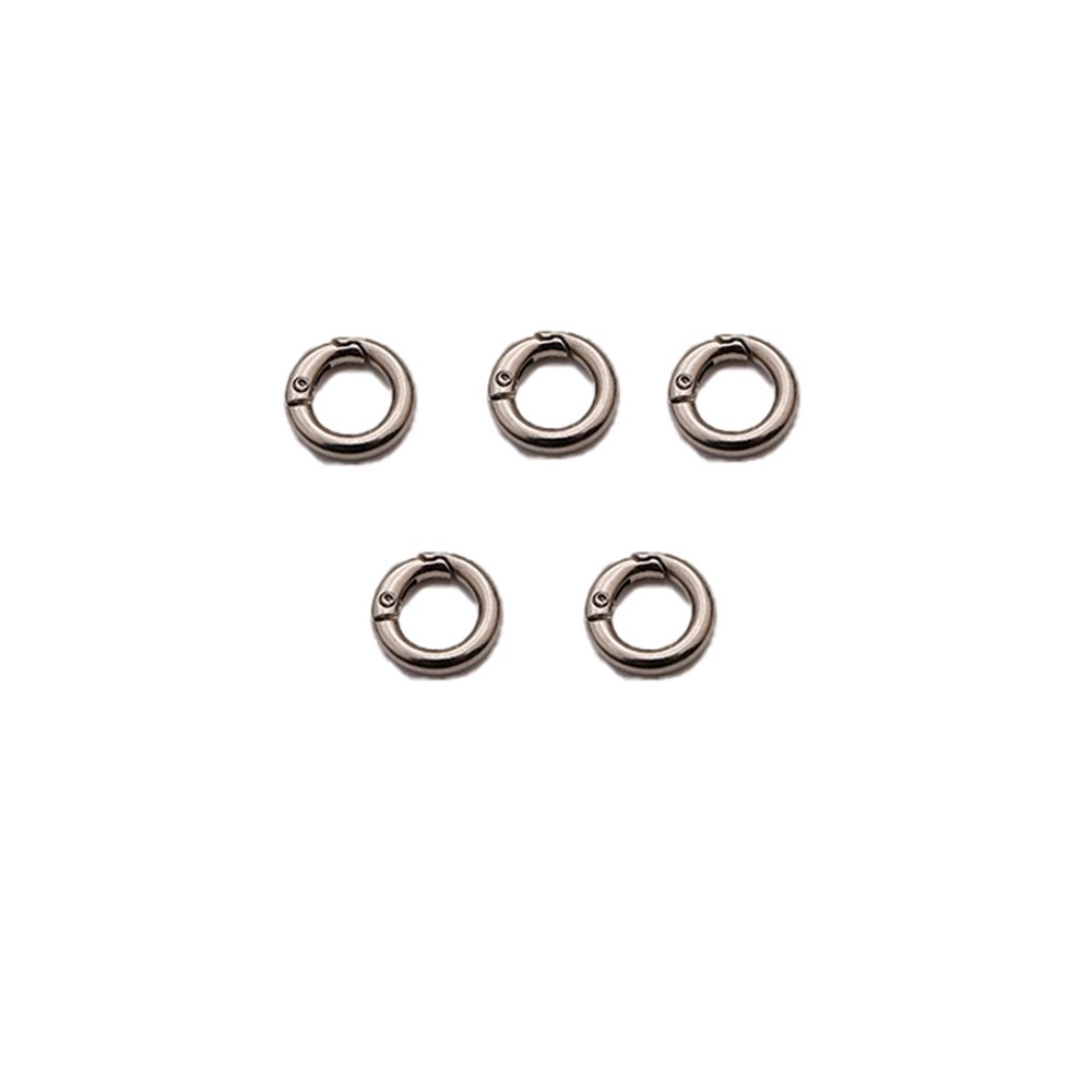 

Openable O Ring For DIY Jewelry Keychain Carabiner Spring Clasps Buckles Clips Hook Connector 28mm серебряный