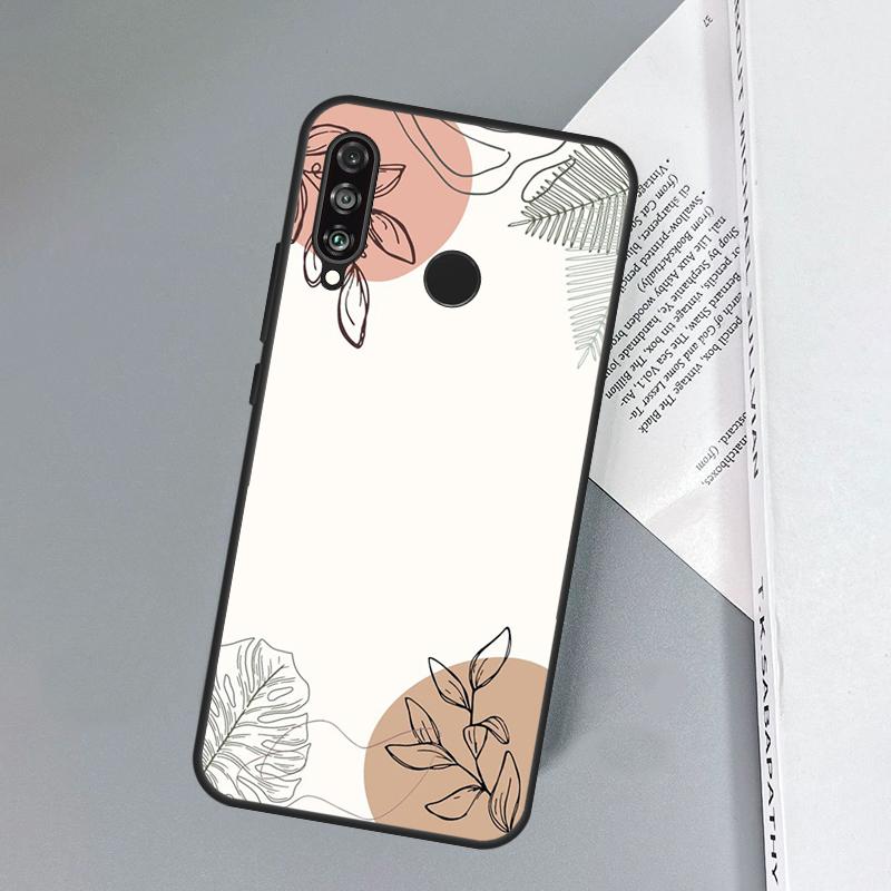 Abstract Plants For Huawei Nova 10 9 SE 3i 7i 8i 11i 12i Y73 Y90 Y70 Y72 Y61 Y91 P60 Pro P40 P30 Lite Case