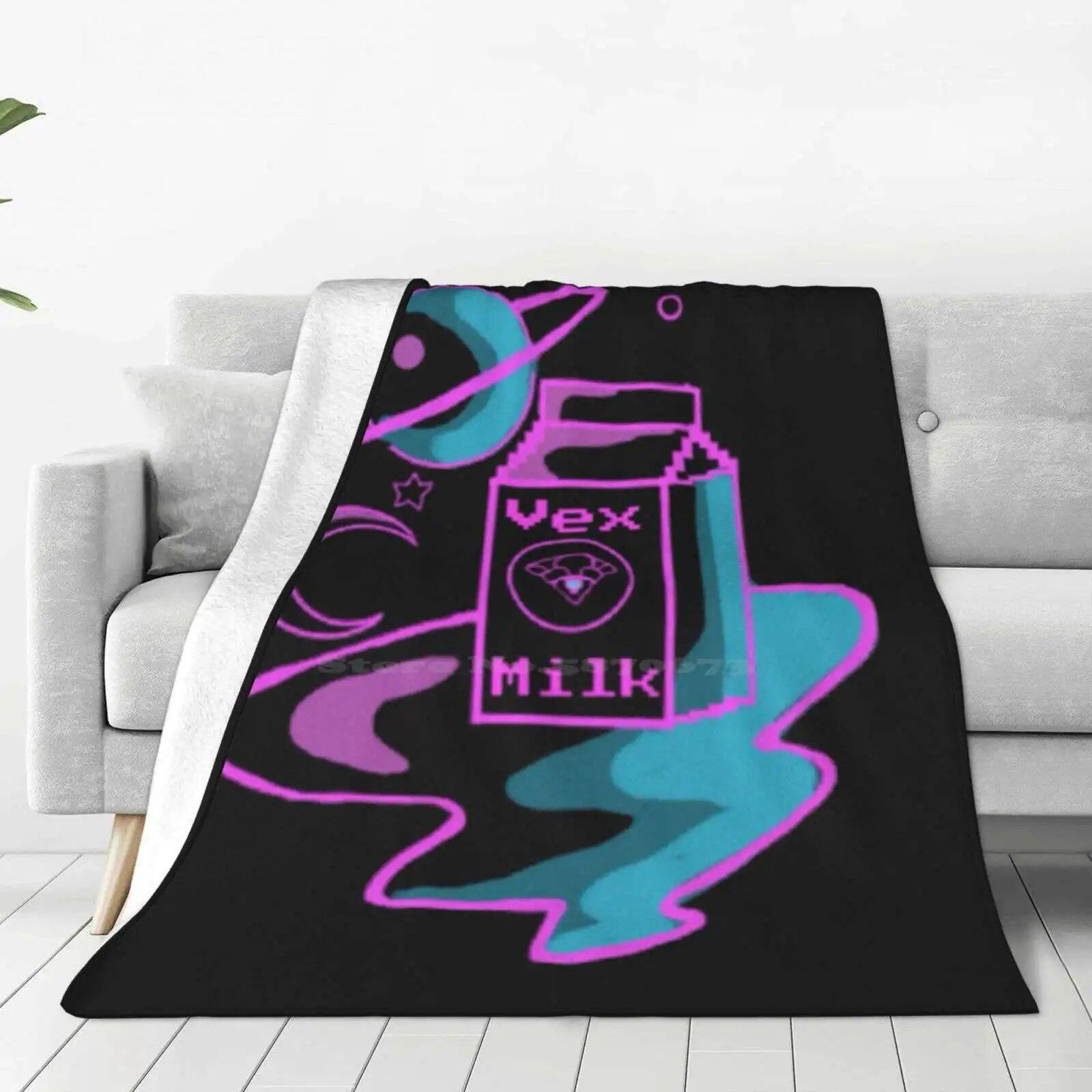 

Черное одеяло Vex Milk всех размеров с мягким чехлом, домашний декор, постельные принадлежности Destiny 2 Destiny The Game Hunter Gaming Bungie Titan Warlock 75x100cm (30x40inch)