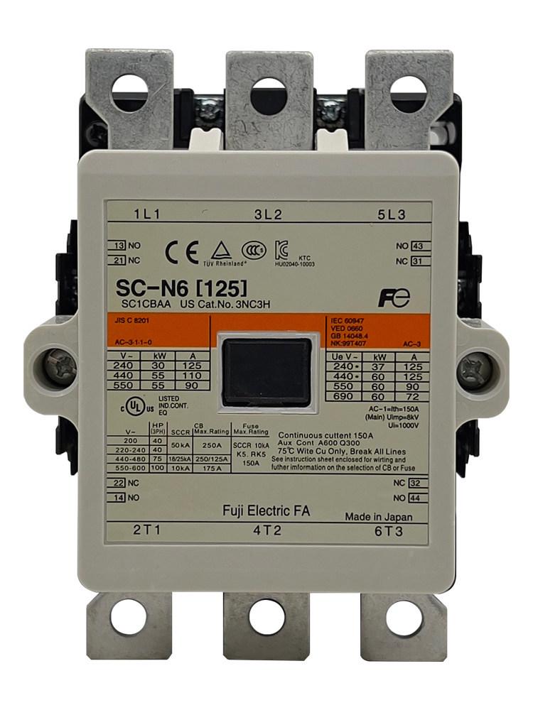 Fuji Original SC-N Series Contactor (N4/N5/N6/N5A/N6/N7) - 220V/110V