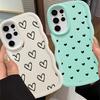 Cartoon Flower Love Heart Soft Phone Cover Case for Samsung Galaxy S21 S20 FE A25 S25 S22 Ultra S24 A26 S23 Plus A34 A35 A24 A55