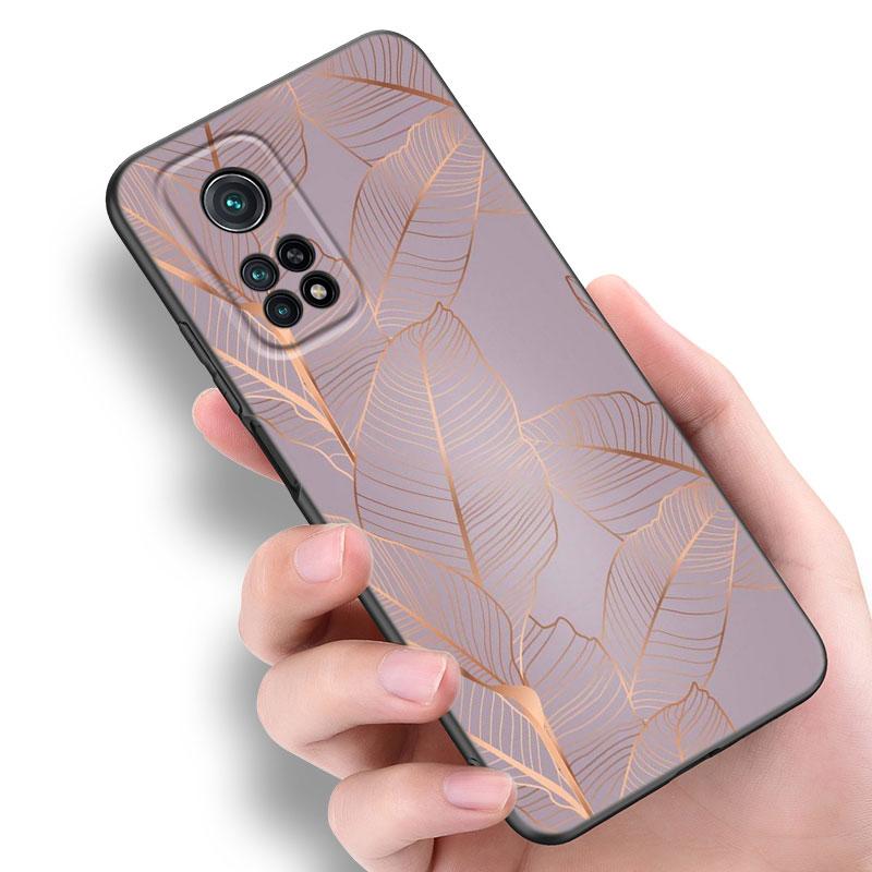 Beautiful Rose Bling Picture Phone Case For Xiaomi Mi A2 8 9 SE Note 10 10T 11 12 Lite 9T 11T 12S 12T Pro A3 6X 12X Black Cover