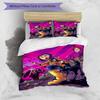 3pcs Coraline (7) Design Cover Set - HD Printed Bedding with 1 Cover and 2 Pillowcases - Perfect for Home and Dorm Decor