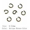 Wedding Anniversary Jewelry Materials Open Jump Rings 5 Colors 6 Sizes Accessories Parts Souvenir Accessories Parts
