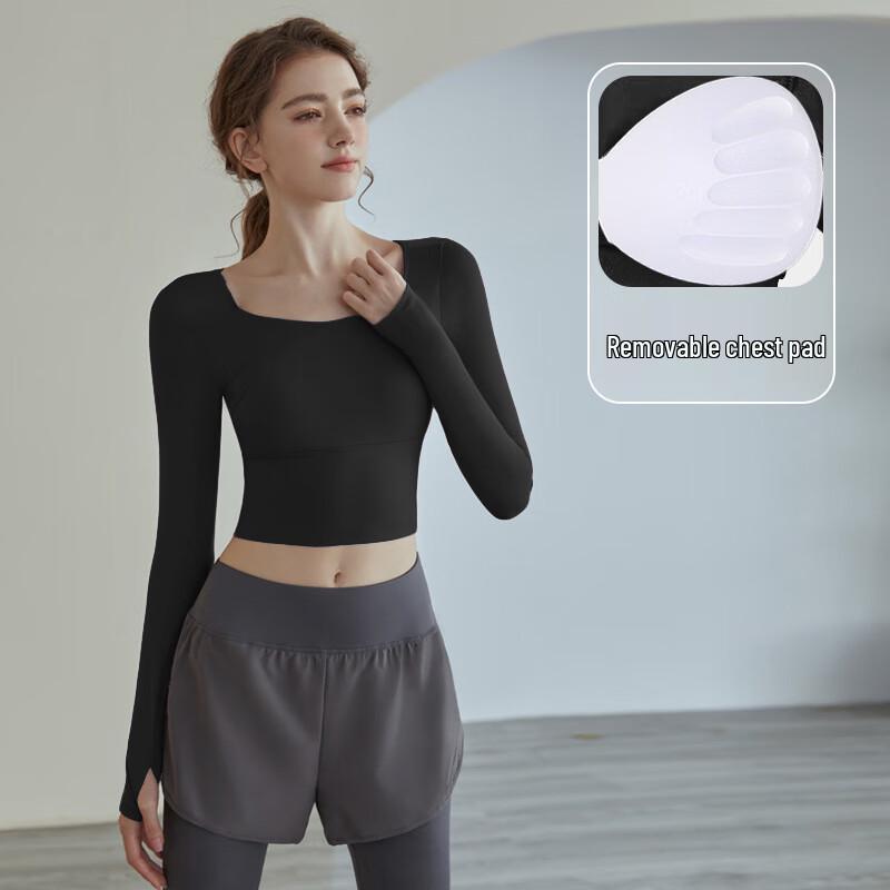 OEING Women's Long Sleeve Yoga Top