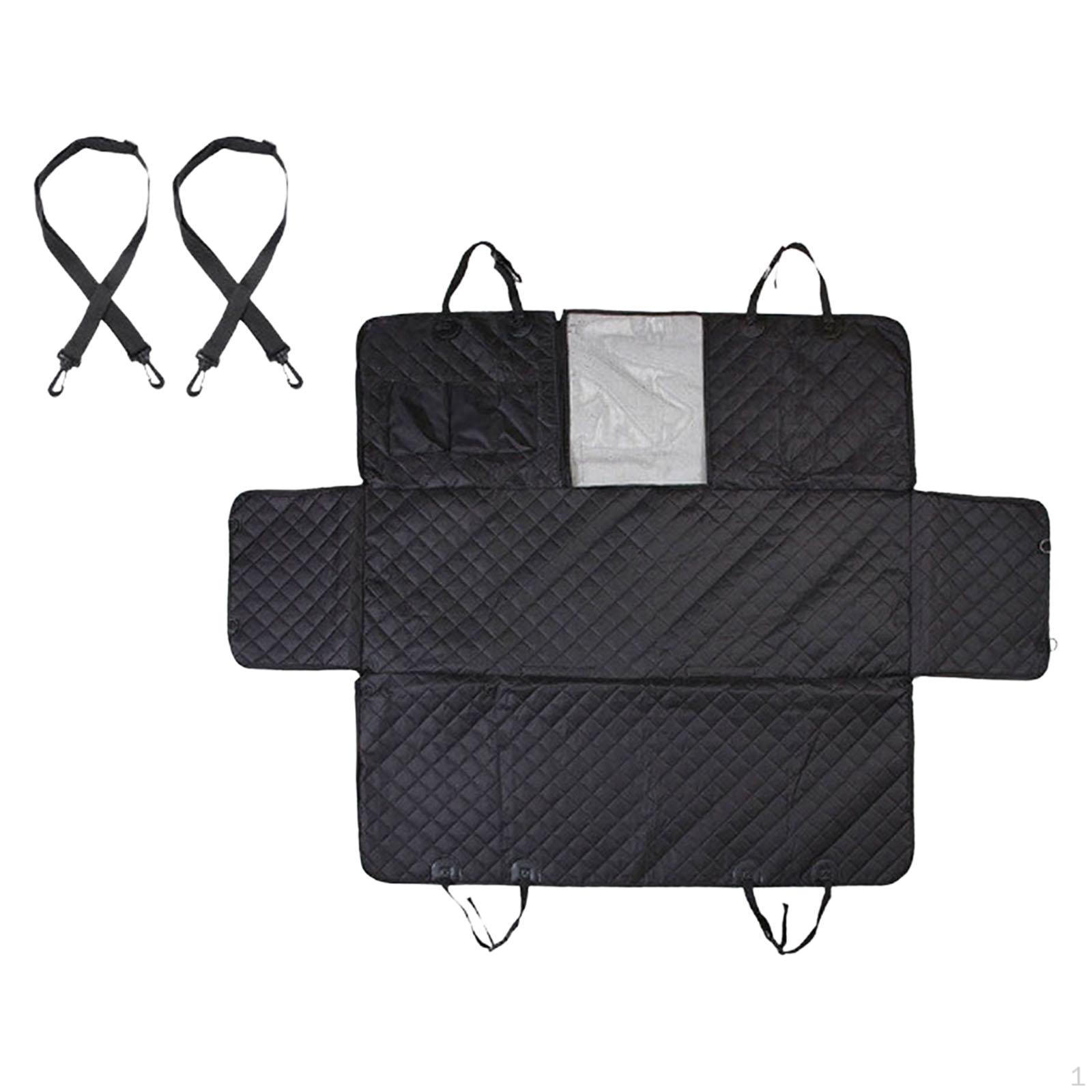 

Cover Waterproof 137x147cm with Mesh Window Two Small Pockets Side Hammock Made of Oxford Fabric Black