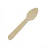 Eco-Friendly Biodegradable Birch Cake & Fruit Spoon - 110mm Disposable Wooden Utensil