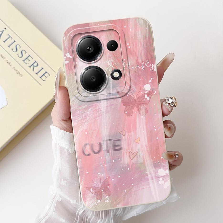 For Xiaomi Redmi Note 13 4G Case Note13 Pro Cute Fashion Candy Painted Cover Soft TPU Phone Case For Redmi Note 13 Pro Plus Bags