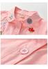 Girls' White Long Sleeve Shirt - Korean Style, 2025/2026 Spring/Autumn Collection