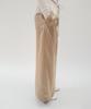 Bopeu Saba Contrast Satin Skirt (Beige)