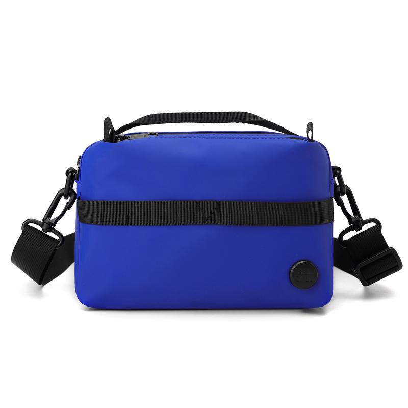 Men's Sports Crossbody Bag Multi-Pocket Small Square Bag Women Solid Color Shoulder Bag