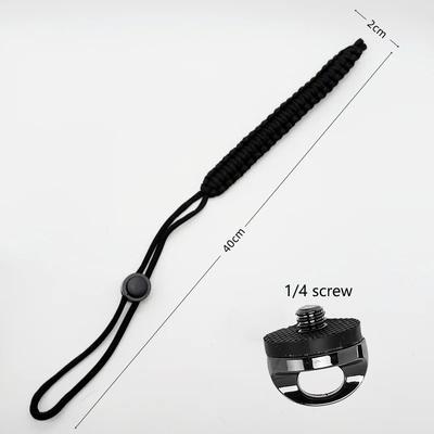 DSLR Camera Wristband Anti-Lost Rope for Insta360 X5/X4 DJI Action 5/4 GoPro Hero 13/12 Action Camera And 1/4 Screw Rope