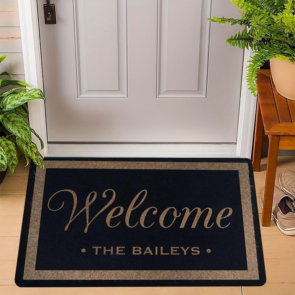 Welcome Foolish Mortals Doormat Spooky Season Halloween Mat Halloween Decor Welcome Rug Spooky Mat Immortal Gifts Front Door Mat 40x60cm