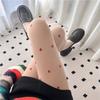Nylon Pantyhose With Heart Print Enhancing Any Japanese Streetwear Ensemble Delicate Photo Props Stockings