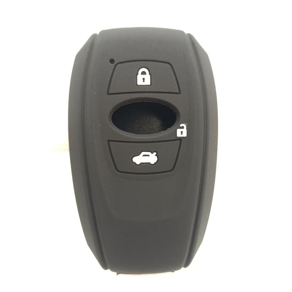 Silicon Skin Jacket Holder Key For Subaru Crosstrek Impreza Wrx Sti Brz Legacy Outback Remote Case Silicone Car Key Cover 4B