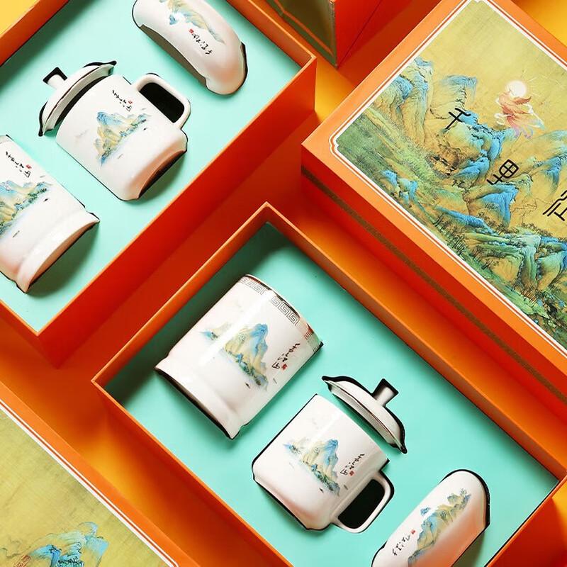 Bao Pai Thousand-Mile Rivers & Mountains Office Set