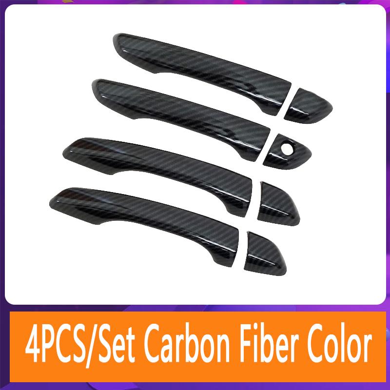 Car Door Handle Cover Trim For Peugeot 208 P21   2022 2023 Scratch Proof Set Chromium Styling Exterior Parts