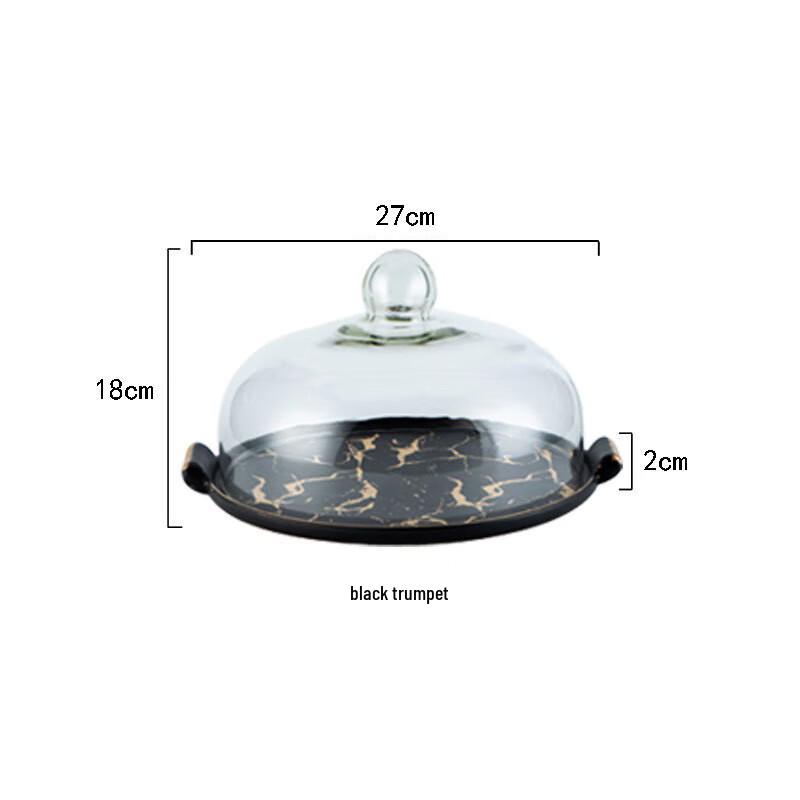 European Ceramic Covered Serving Tray Set