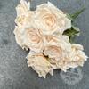 Artificial ew Rose Flowers Plants Leaves Pink Silk Fake Plants Home Decoration White Autumn Bouquet Roses Flower Office Decor