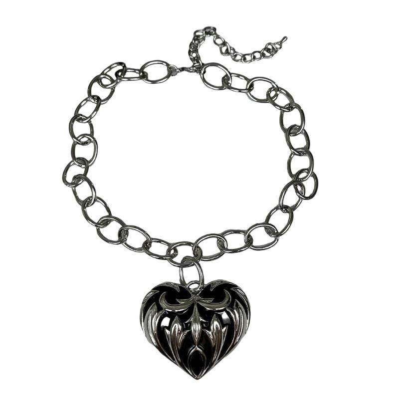 

Heart Pendant Necklace For Women Handmade Adjustable Length Neckchain Accessory Fashion Accessories For Everyday Wear