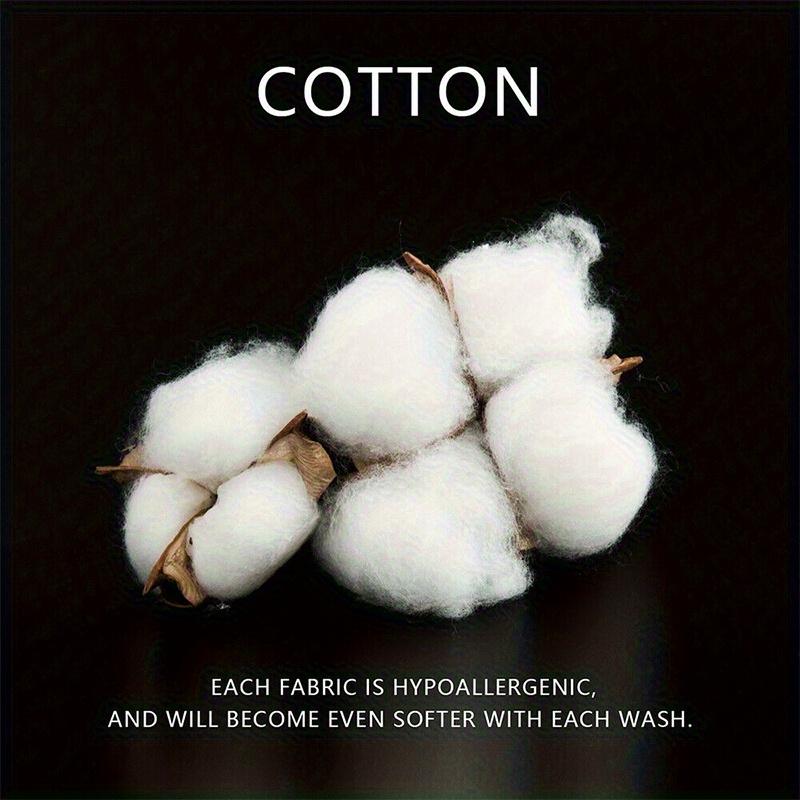 100% Cotton Brushed Pillowcase Super Soft Cozy Wrinkle And Fade Resistant With Envelope Closure