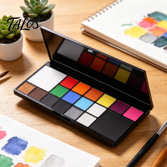 Rich Color Body Pigments Face Paint Oil Palette, Long Lasting High Coverage Professional Gradient Makeup Kit, for Halloween Cosplay Stage Performance