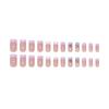 Fake Nail Flower Europe And America Wear Nail Solid Color Detachable Nail Patch Printing Simple Nail Patch 24 Pieces