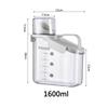 Large Capacity Plastic Seal Pet Food Storage with Scale Washable Transparent Moisture-proof Cat Food Container Dog Accessories