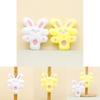Adorable Plush Lucky Rabbit Keychain Cute Stuffed Toy Short Plush Bunny Doll
