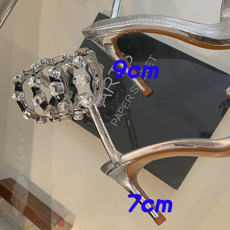 Fashion Luxury Crystal Footwear Pumps Women Thin Heels Shoes New In 2025 Female Peep Toe Fashion Rhinestones Ladies High Heels Shoes