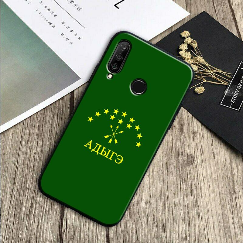 

Adygea Circassian Flag For Huawei Nova 7i 3i 8i 11 12i 10 9 SE Y60 Y61 Y70 Y72 Y73 Y90 Y91 P20 P30 Pro P40 Lite Case Huawei Nova 11
