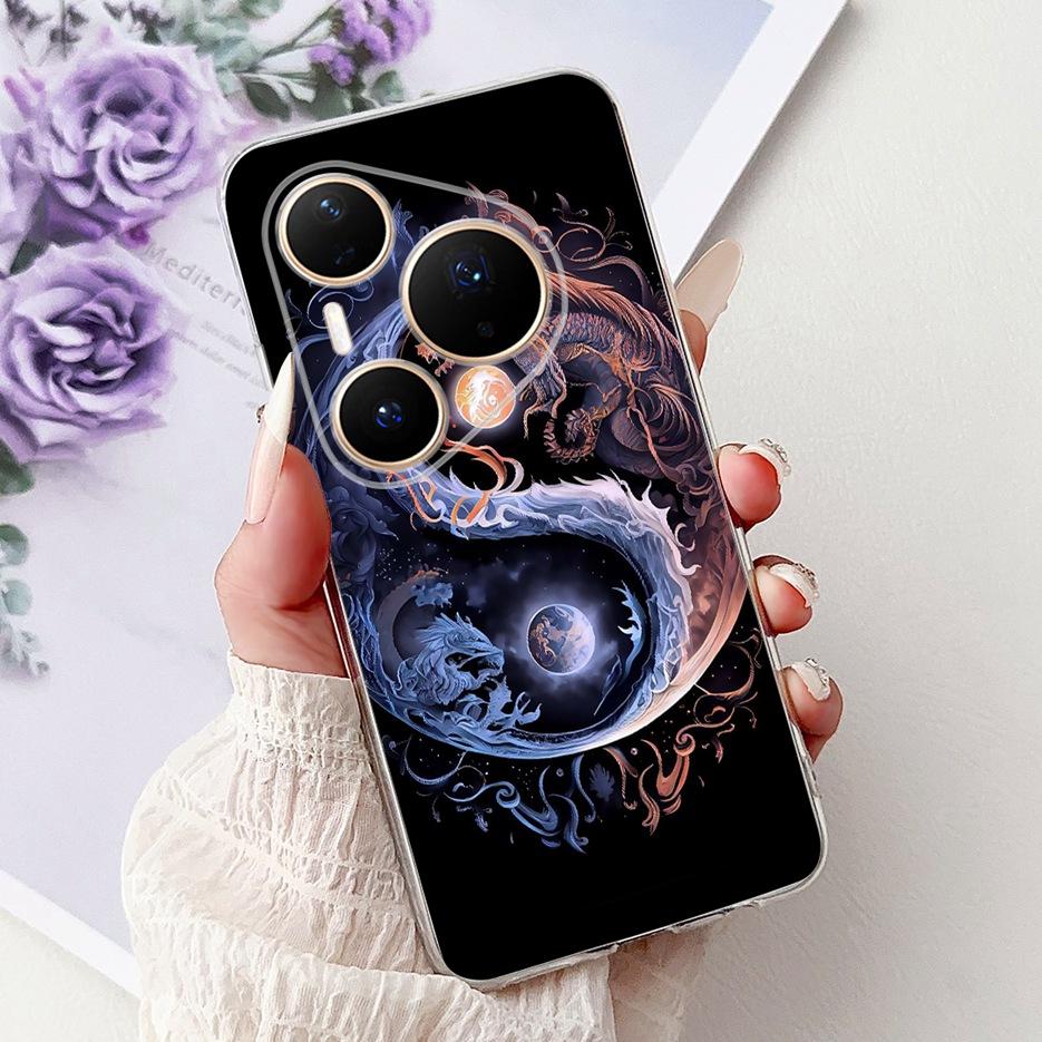 For Huawei P80 Pro Plus Case LMR-AL10 Cute Fashion Painted Cover Soft Slim Phone Case For Huawei Pura 80 Ultra Pura80 Pro+ Shell