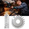 Steel Multiple Function Welding Gauges Featuring Clear Scale Weld Inspection Gauges for Wire Thickness & Weld Size Checking