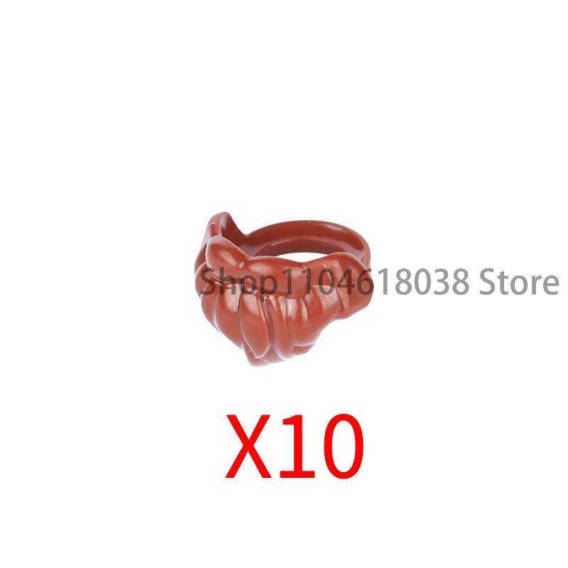 MOC Medieval Soldier Building Blocks King Beard Military Helmet Scarf Goggles Belt Cowboy Hat Duck Cap Mini Toys Bricks Gifts
