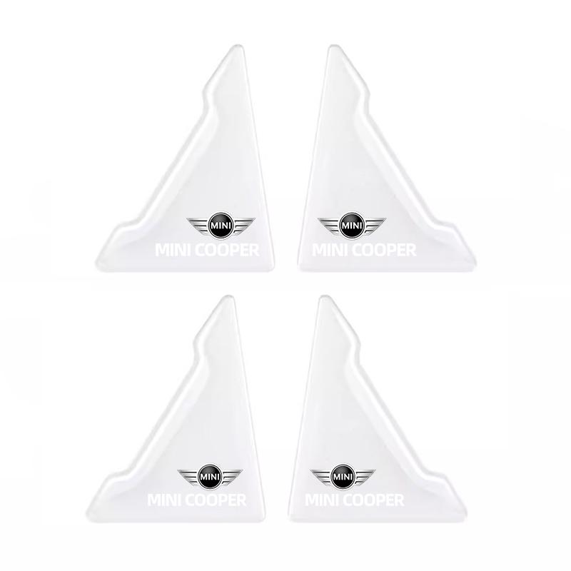2/4 Pezzi Copri Angolo Portiera Auto in Silicone Adesivo Antigraffio Per MINI One Cooper JCW Countryman Clubman Cabrio Paceman Coup Tappo Ruota