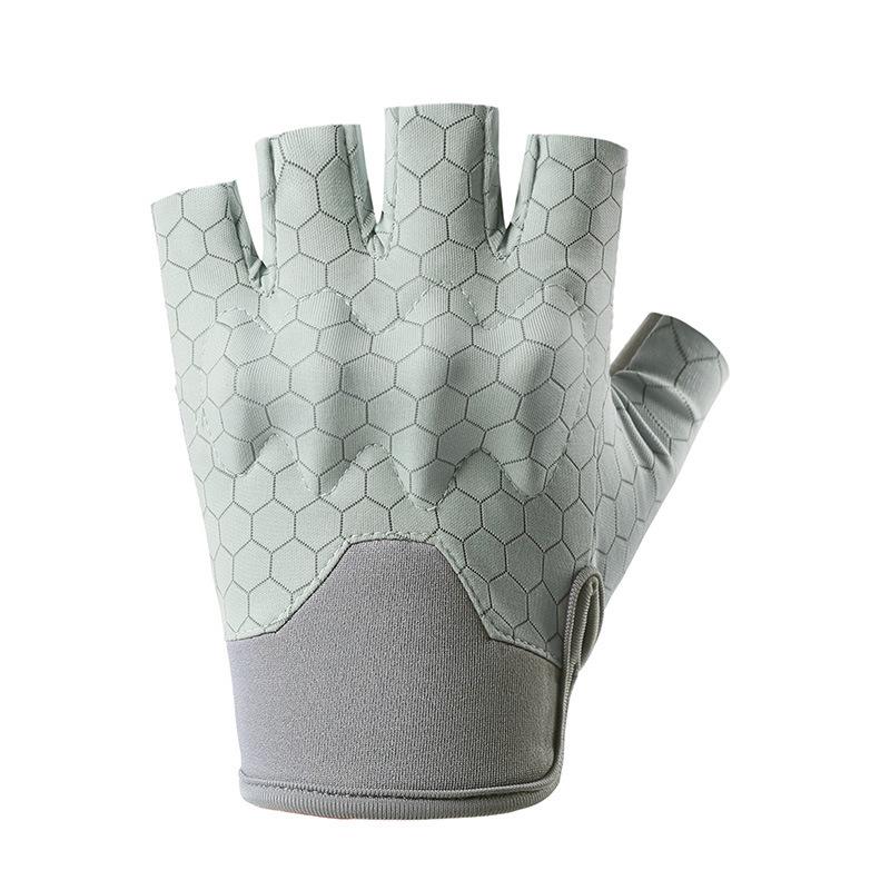 Kids' Non-Slip Half-Finger Gloves for Cycling & Sports - Breathable, Wear-Resistant, Prevents Calluses
