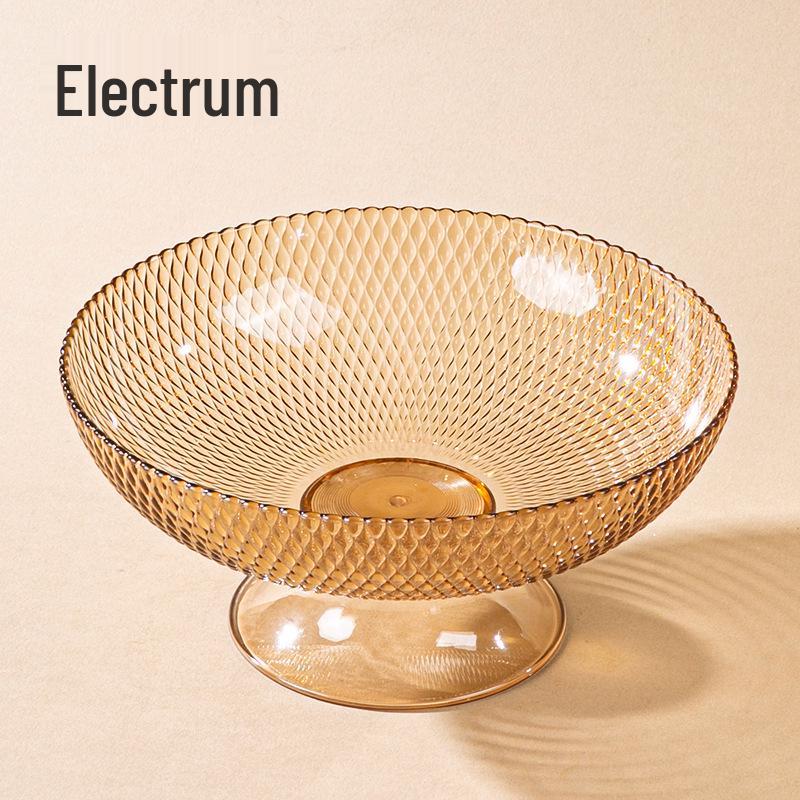 

Прозрачная тарелка для фруктов и закусок - Элегантный, простой дизайн для журнальных столиков